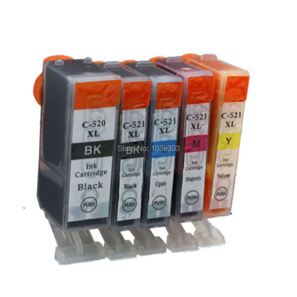 5Color PGI520 CLI521 Ink Cartridge Compatible For Canon iP3600 iP4600 iP4700 MP540 550 MP560 MP620 MP630 MP640 MP980 MP990
5Color PGI520 CLI521 Ink Cartridge Compatible For Canon iP3600 iP4600 iP4700 MP540 550 MP560 MP620 MP630 MP640 MP980 MP990