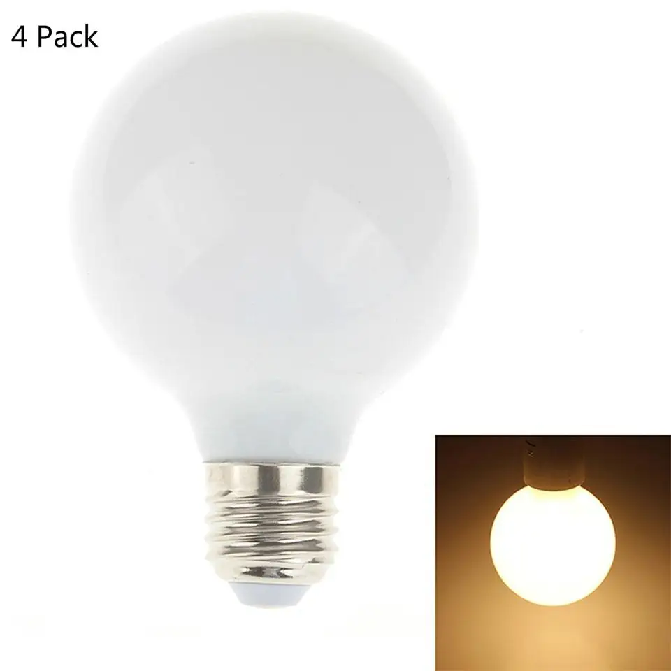 4PCS G80 7W Warm Light LED Bulb Bubble Ball Bulbs E27 Decorative Light Home Lighting Livingroom Bedroom Bar Hotel Best
4PCS G80 7W Warm Light LED Bulb Bubble Ball Bulbs E27 Decorative Light Home Lighting Livingroom Bedroom Bar Hotel Best