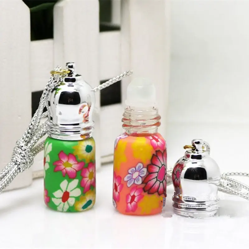100pcs/lot Free Shipping 3ML Polymer clay perfume bottles Empty Roller ball bottle Car Pendant
100pcs/lot Free Shipping 3ML Polymer clay perfume bottles Empty Roller ball bottle Car Pendant