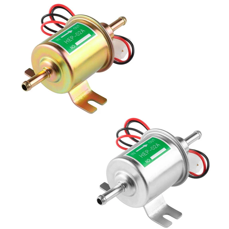 Universal 12V Electric Fuel Pump Low Pressure Bolt Fixing Wire Diesel Petrol For Car Carburetor Motorcycle ATV HEP-02A
Universal 12V Electric Fuel Pump Low Pressure Bolt Fixing Wire Diesel Petrol For Car Carburetor Motorcycle ATV HEP-02A