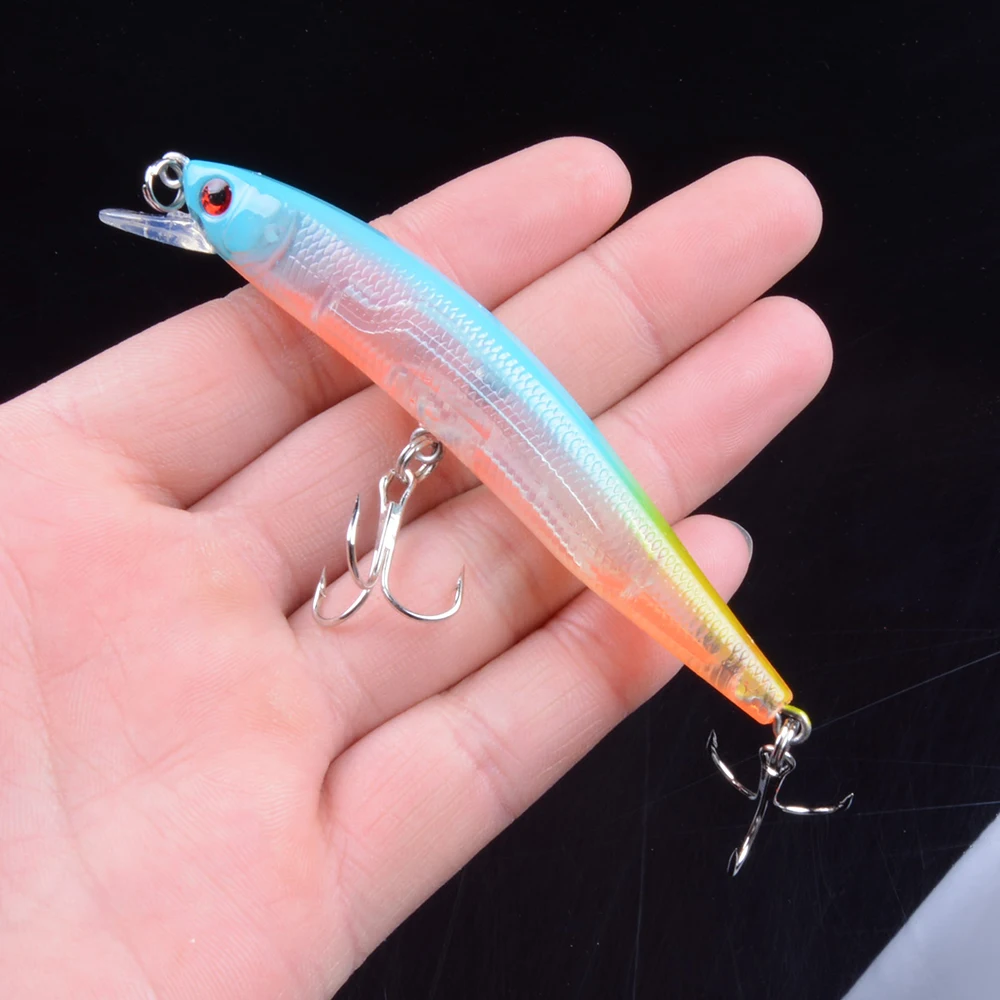 1pcs Fishing Lure 10m 8.1g Topwater Minnow Hard Bait Japan Mini Crankbait Carp Fishing Wobblers with two pcs #10 hooks
1pcs Fishing Lure 10m 8.1g Topwater Minnow Hard Bait Japan Mini Crankbait Carp Fishing Wobblers with two pcs #10 hooks