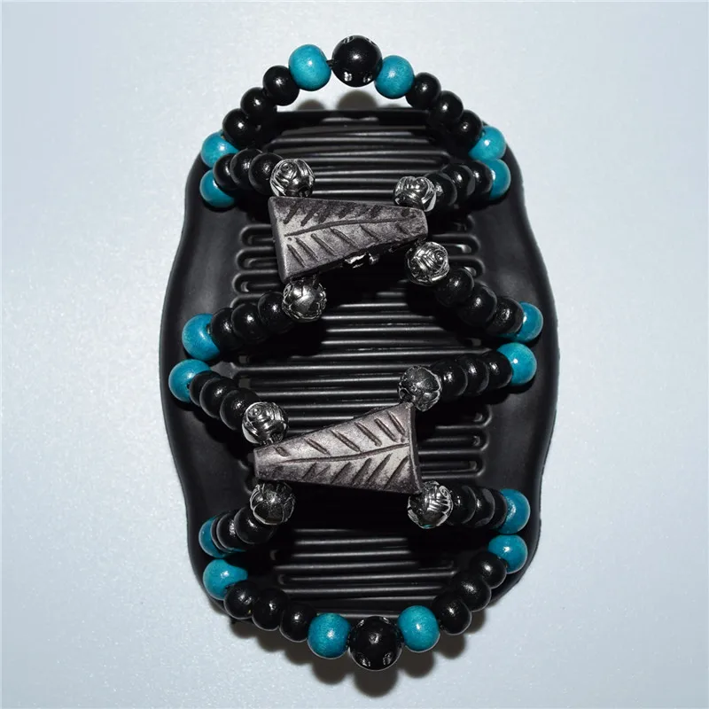 20 PCS/LOT black leaf rose beauty hot sale elastic beaded double twin headwear magic hair comb clips for woman fashion jewlery
20 PCS/LOT black leaf rose beauty hot sale elastic beaded double twin headwear magic hair comb clips for woman fashion jewlery