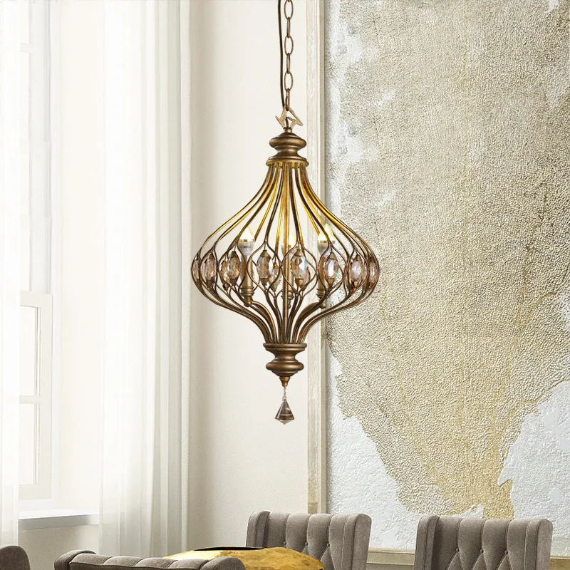 Style Loft Vintage Retro Hanging Lamp LED Bedroom Home Lighting Fixtures Restaurant Hang Lights Iron Lampen Crystal Lamparas
Style Loft Vintage Retro Hanging Lamp LED Bedroom Home Lighting Fixtures Restaurant Hang Lights Iron Lampen Crystal Lamparas