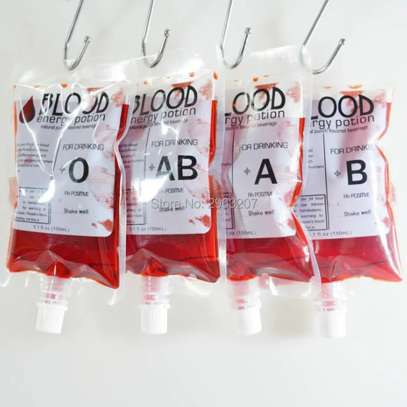 200pcs Funny 150ml Vampire Blood Bag Energy Fruit Juice Beverage Drinking Decor Halloween Party Props Accessories
200pcs Funny 150ml Vampire Blood Bag Energy Fruit Juice Beverage Drinking Decor Halloween Party Props Accessories