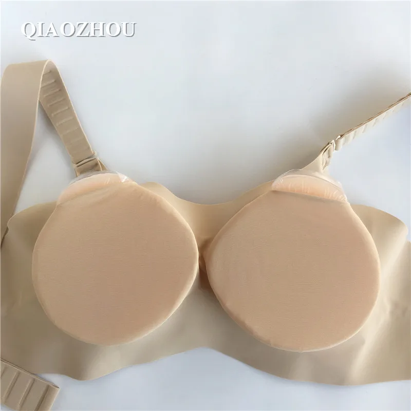 1000 g realistic silicone breast form with bra transgender drag queen invisible fake boobs round shape breasts
1000 g realistic silicone breast form with bra transgender drag queen invisible fake boobs round shape breasts