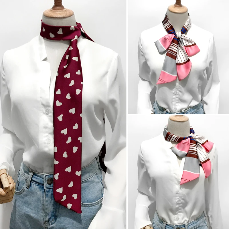 Spring Autumn Small Long Scarf Narrow Silk Neckerchief For Bussiness Belt Scarf Bag Hat Ribbon Women Scarves Infinity Scarf Gift
Spring Autumn Small Long Scarf Narrow Silk Neckerchief For Bussiness Belt Scarf Bag Hat Ribbon Women Scarves Infinity Scarf Gift