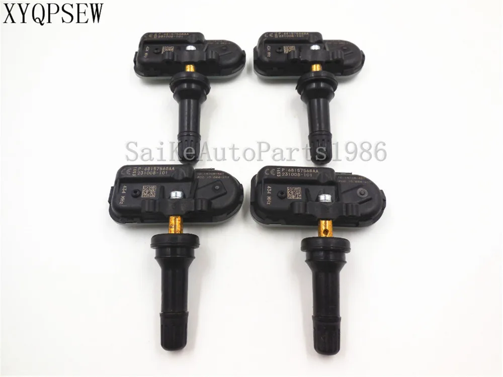 XYQPSEW SET OF 4 NEW 2014 For RAM TRUCK CHEROKEE TIRE PRESSURE SENSORS TPMS 68157568AA USA
XYQPSEW SET OF 4 NEW 2014 For RAM TRUCK CHEROKEE TIRE PRESSURE SENSORS TPMS 68157568AA USA