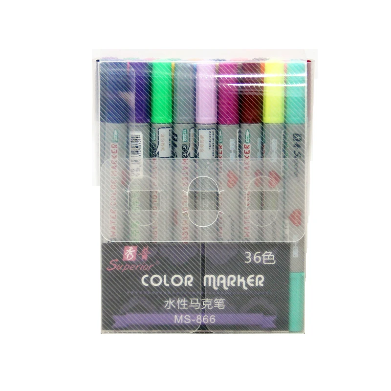 Superior Water Mark pen color 36 sets of cartoon hand-painted color pen designed for beginners
Superior Water Mark pen color 36 sets of cartoon hand-painted color pen designed for beginners