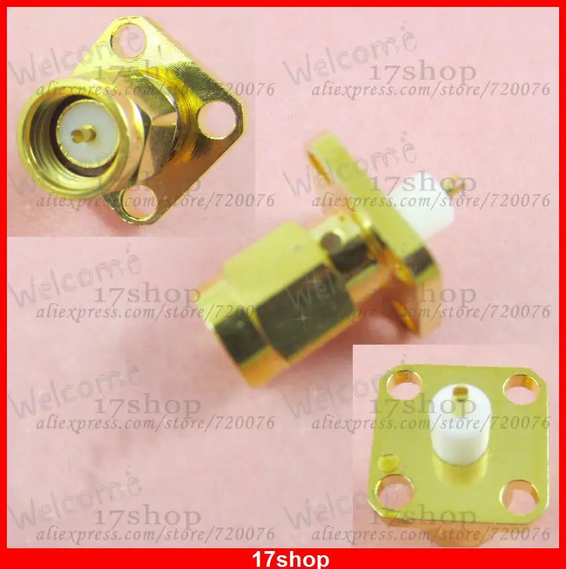 50pcs x SMA Male Plug Chassis Panel Mount 4 Hole Panel Flange Solder Adapter Connector
50pcs x SMA Male Plug Chassis Panel Mount 4 Hole Panel Flange Solder Adapter Connector