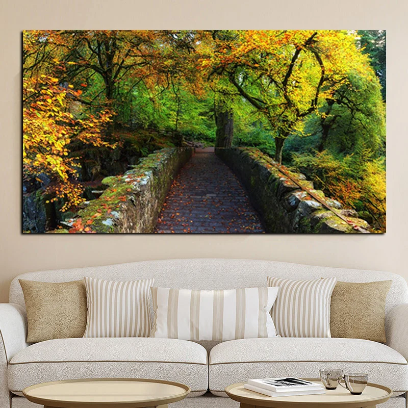 Print 3D Natural Autumn Scenery Landscape Modern Oil Painting on Canvas Art Wall Picture for Living Room Cuadros Decoration
Print 3D Natural Autumn Scenery Landscape Modern Oil Painting on Canvas Art Wall Picture for Living Room Cuadros Decoration