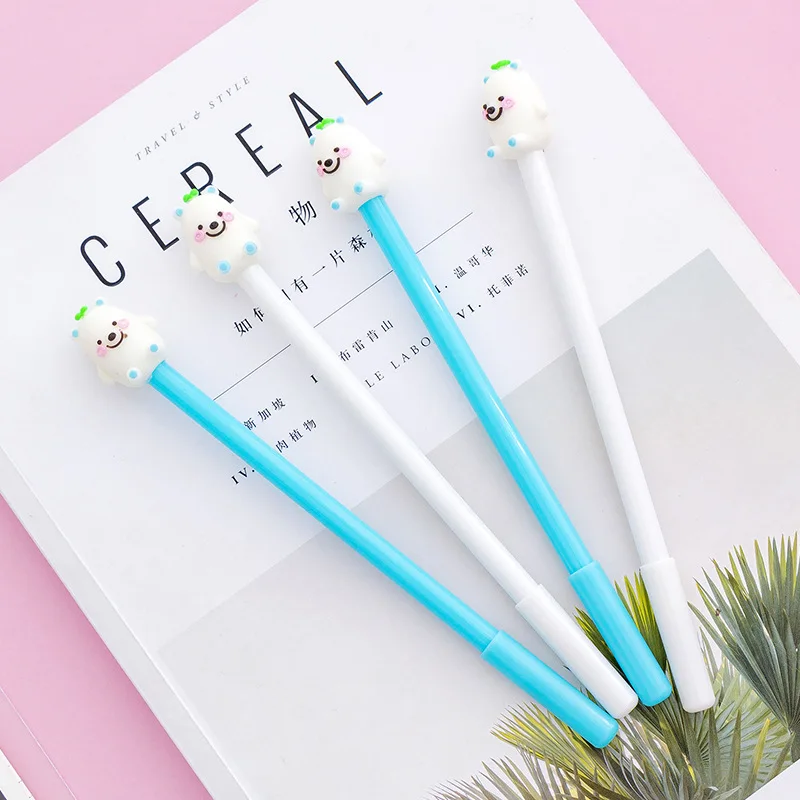 40 Pcs Gel Pen Creative Cute Cartoon Grass Little White Bear Students Neutral Pen 0.5mm Black Students Stationery Wholesale
40 Pcs Gel Pen Creative Cute Cartoon Grass Little White Bear Students Neutral Pen 0.5mm Black Students Stationery Wholesale