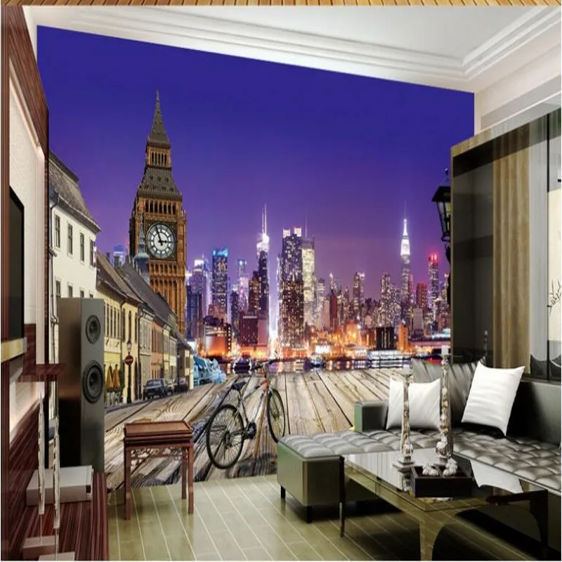 wellyu Customized large - scale murals high - end city night 3D landscape background wall wallpaper papel de parede
wellyu Customized large - scale murals high - end city night 3D landscape background wall wallpaper papel de parede