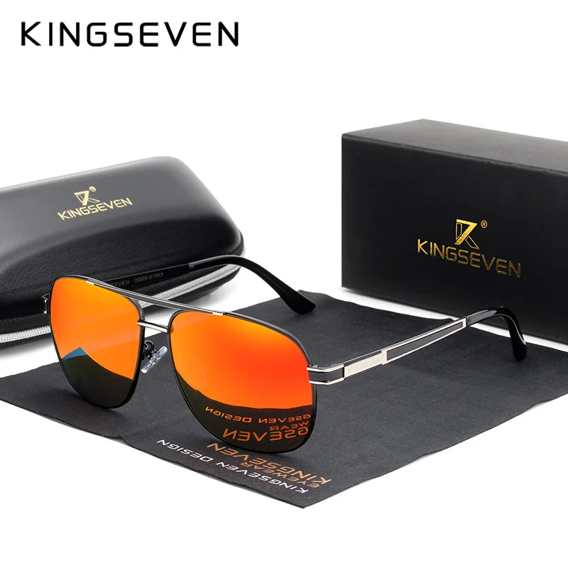 KINGSEVEN Мужские поляризационные солнцезащитные очки Квадратные красные зеркальные линзы 100% UV400 защита глаз очки женские Oculos De Sol Masculino N738
KINGSEVEN Мужские поляризационные солнцезащитные очки Квадратные красные зеркальные линзы 100% UV400 защита глаз очки женские Oculos De Sol Masculino N738