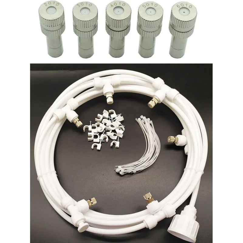Outdoor Garden Water Sprayer Misting Cooling System For Greenhouse Patio Watering Irrigation Mister Line 9M White
Outdoor Garden Water Sprayer Misting Cooling System For Greenhouse Patio Watering Irrigation Mister Line 9M White