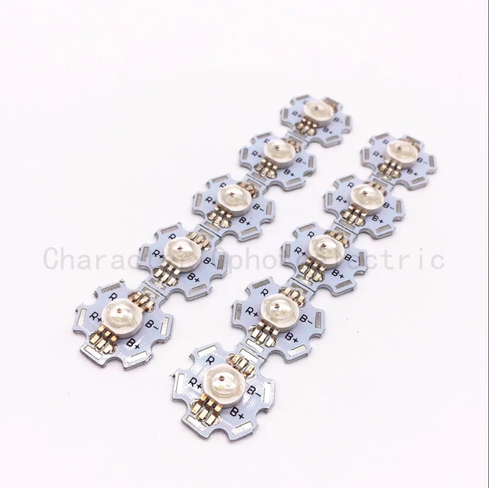 50pcs 6pin 3W RGB Color High Power LED Chip Light (RED+BLUE+ GREEN) for RGB led lamp With 20mm Star Base
50pcs 6pin 3W RGB Color High Power LED Chip Light (RED+BLUE+ GREEN) for RGB led lamp With 20mm Star Base
