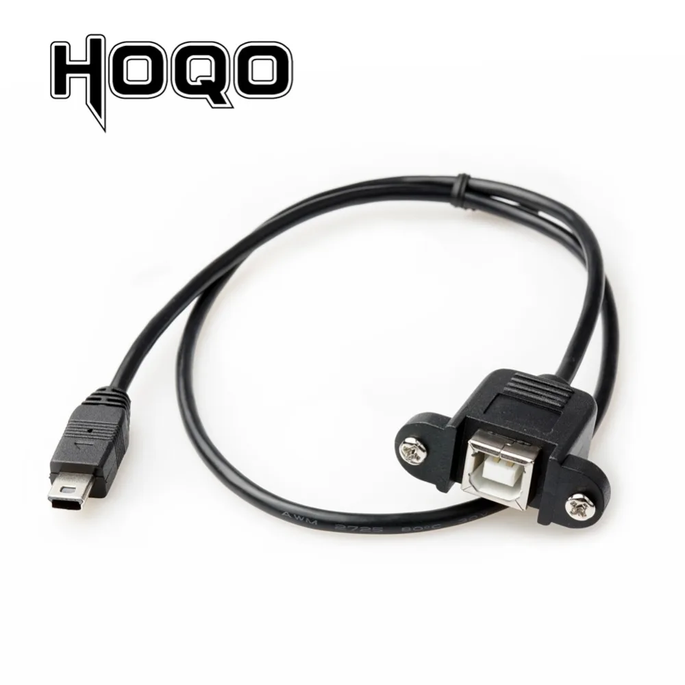 Mini USB to USB 2.0 B Type Female Cable with Panel Mount for PC Sync Date Charge Mini USB Male to Type-B Female Extension Cord
Mini USB to USB 2.0 B Type Female Cable with Panel Mount for PC Sync Date Charge Mini USB Male to Type-B Female Extension Cord