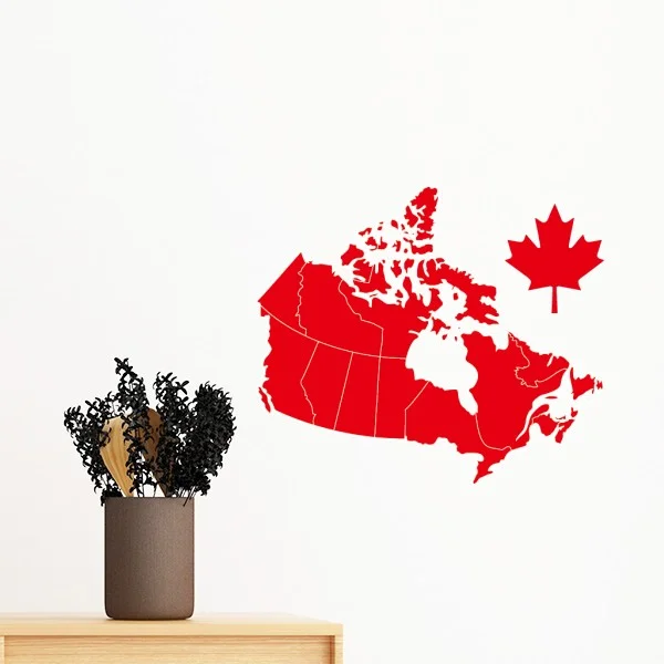 Red Maple Leaf Symbol Canada Country Map Removable Wall Sticker Art Decals Mural DIY Wallpaper for Room Decal
Red Maple Leaf Symbol Canada Country Map Removable Wall Sticker Art Decals Mural DIY Wallpaper for Room Decal
