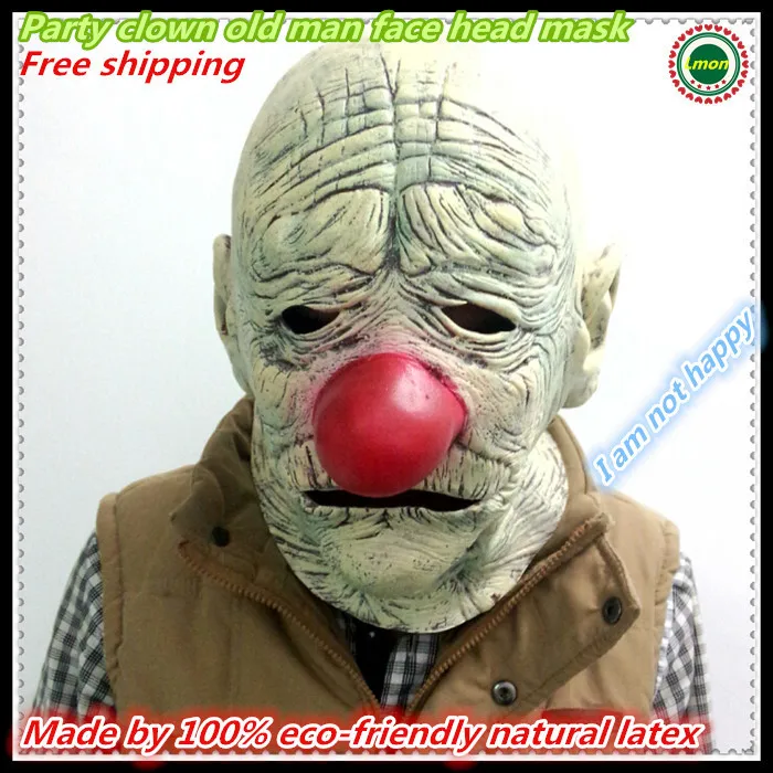 Hot Sale Free shipping Terrorist Terror old man Clown monster mask Props Halloween costume Masquerade Party cosplay mask
Hot Sale Free shipping Terrorist Terror old man Clown monster mask Props Halloween costume Masquerade Party cosplay mask