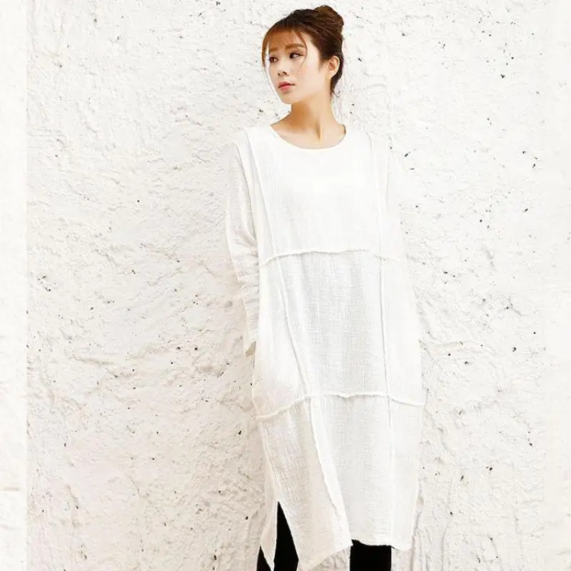 2020 Spring Summer New Art Original Cotton Slub Linen Loose Dress Mori Girl Long sleeve Vintage Summer Dress Vestidos
2020 Spring Summer New Art Original Cotton Slub Linen Loose Dress Mori Girl Long sleeve Vintage Summer Dress Vestidos