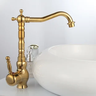 2015 Real Classic Faucet Bathroom Fashion Faucet Gold Antique Vintage Copper Bathroom Single Hole Hot And Cold Basin Beightening
2015 Real Classic Faucet Bathroom Fashion Faucet Gold Antique Vintage Copper Bathroom Single Hole Hot And Cold Basin Beightening
