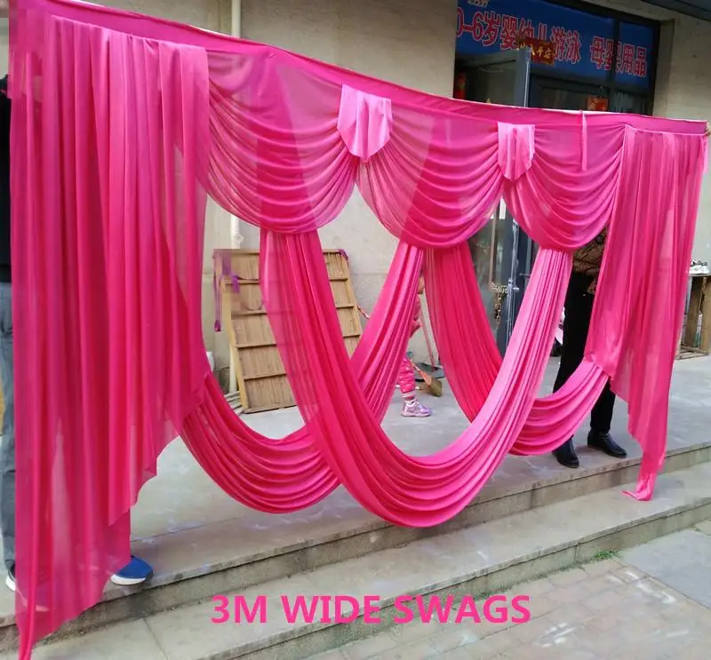 6m wide swags of backdrop valance wedding stylist backdrop swags Party Curtain Celebration Stage Performance Background designs
6m wide swags of backdrop valance wedding stylist backdrop swags Party Curtain Celebration Stage Performance Background designs