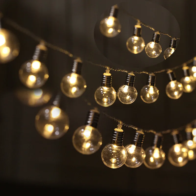 YIYANG Xmas 5M 40Leds LED Festoon 3cm Big Ball Fairy String Lights Transparent Lamp AC220V Wedding Holiday Garland Light Globe
YIYANG Xmas 5M 40Leds LED Festoon 3cm Big Ball Fairy String Lights Transparent Lamp AC220V Wedding Holiday Garland Light Globe