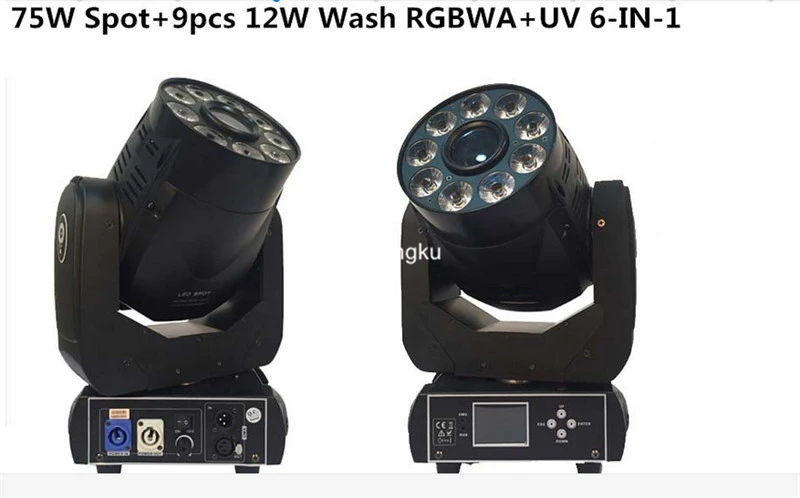 12 шт. 9*12 Вт led movinghead rgbwa uv led moving head 75 Вт spot wash moving head lot с dmx powercon
12 шт. 9*12 Вт led movinghead rgbwa uv led moving head 75 Вт spot wash moving head lot с dmx powercon