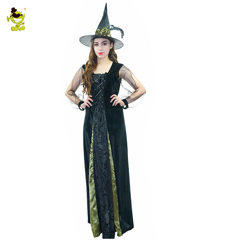 Adult's Olive Flower Witch Costume Women's Halloween Pretty Fancy Dress Costumes
Adult's Olive Flower Witch Costume Women's Halloween Pretty Fancy Dress Costumes