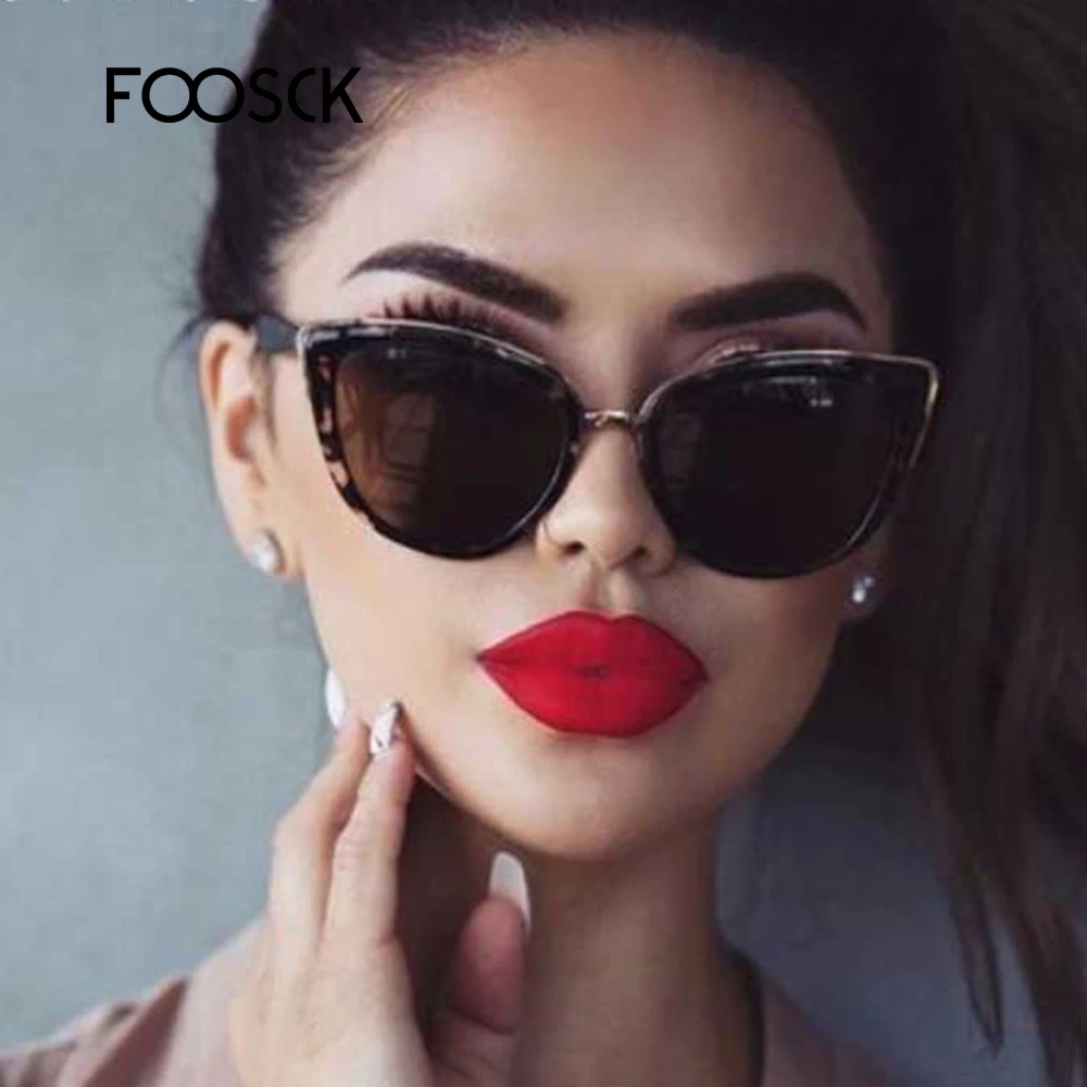 Женские солнцезащитные очки кошачий глаз FOOSCK, брендовые дизайнерские винтажные очки в стиле ретро с градиентом, UV400
Женские солнцезащитные очки кошачий глаз FOOSCK, брендовые дизайнерские винтажные очки в стиле ретро с градиентом, UV400