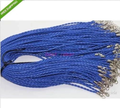 Free Shipping 100pcs Blue 3mm synthetic leather necklace cord for DIY craft Jewelry 18''
Free Shipping 100pcs Blue 3mm synthetic leather necklace cord for DIY craft Jewelry 18''