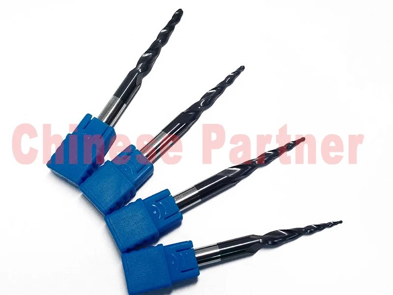 4pcs/lot HRC55 R0.25/R0.5/R0.75/R1.0 6mm shank Tungsten solid carbide Tapered Ball Nose End Mills cone end mills wood
4pcs/lot HRC55 R0.25/R0.5/R0.75/R1.0 6mm shank Tungsten solid carbide Tapered Ball Nose End Mills cone end mills wood