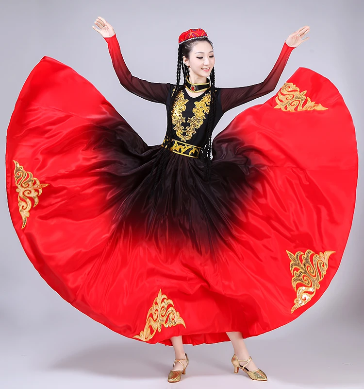 Lady Spain Dancing Dress New Dance Performance Dress Female Ethnic Minority Stage Performance Decoration Skirt D0727
Lady Spain Dancing Dress New Dance Performance Dress Female Ethnic Minority Stage Performance Decoration Skirt D0727