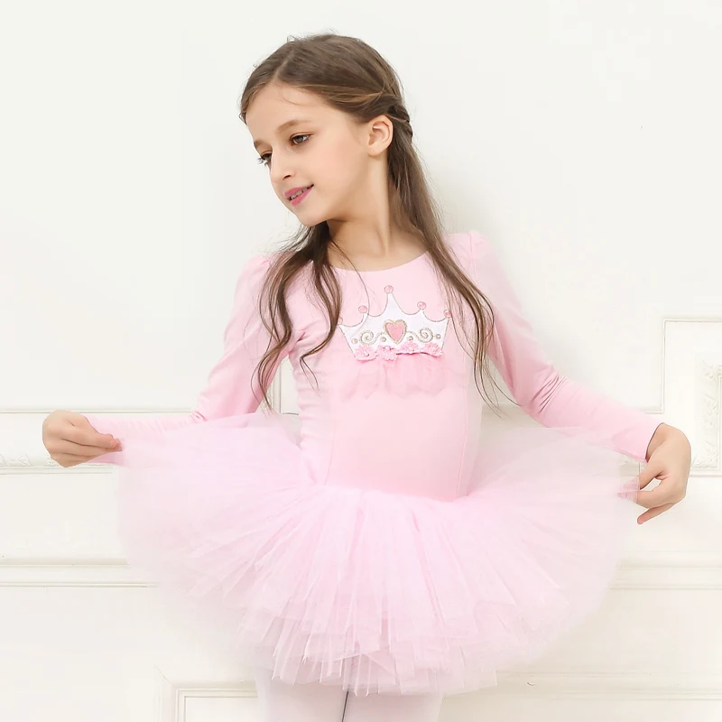 Children Ballet Dancing Dress Long Sleeve Girls Fashion Dance Suit Kid Ballet Tutu Dress Cotton Grading Ballet Skirt B-6385
Children Ballet Dancing Dress Long Sleeve Girls Fashion Dance Suit Kid Ballet Tutu Dress Cotton Grading Ballet Skirt B-6385