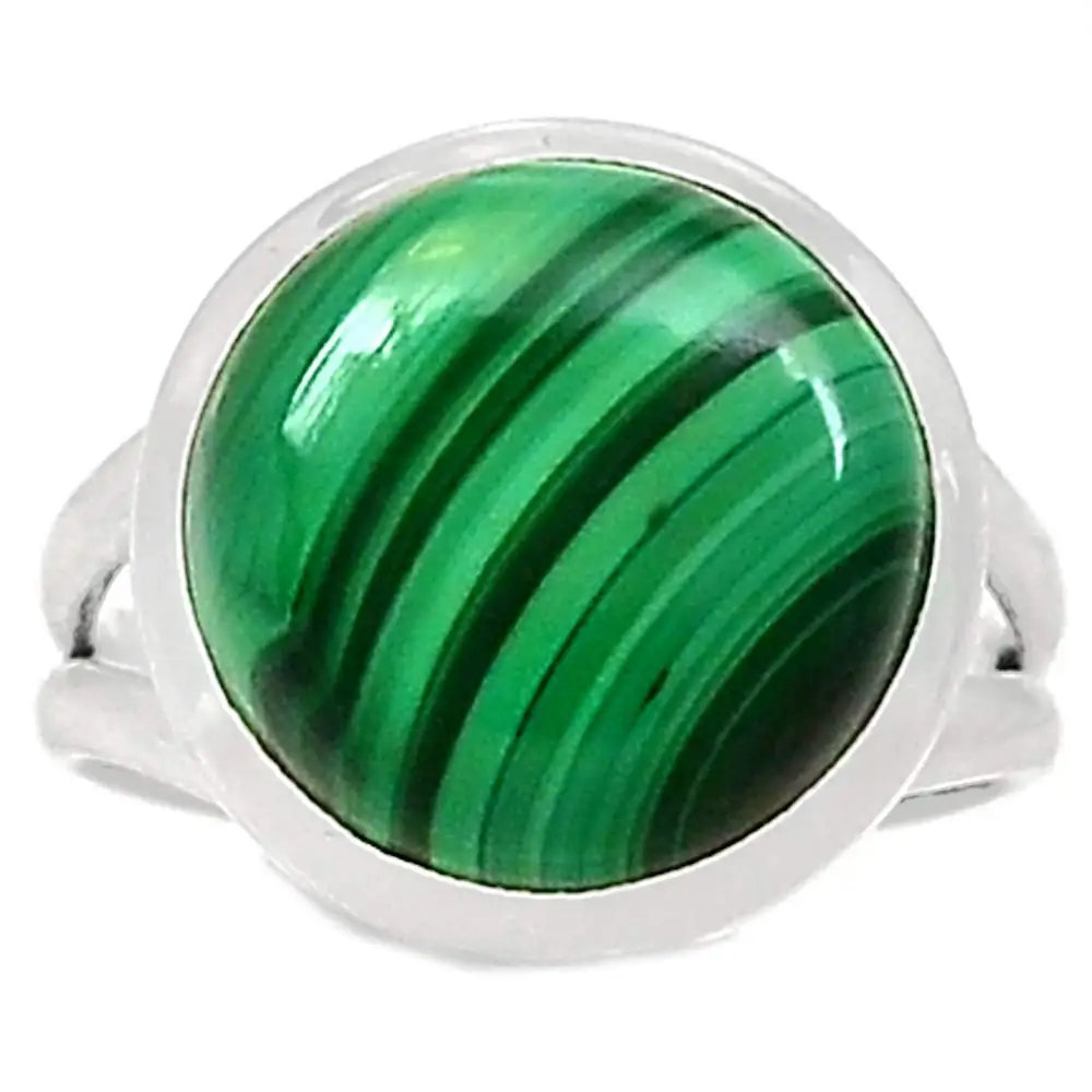 Genuine MALACHITE Ring 925 Sterling Silver Jewelry,USA Size :7.25, MHBAR3768
Genuine MALACHITE Ring 925 Sterling Silver Jewelry,USA Size :7.25, MHBAR3768