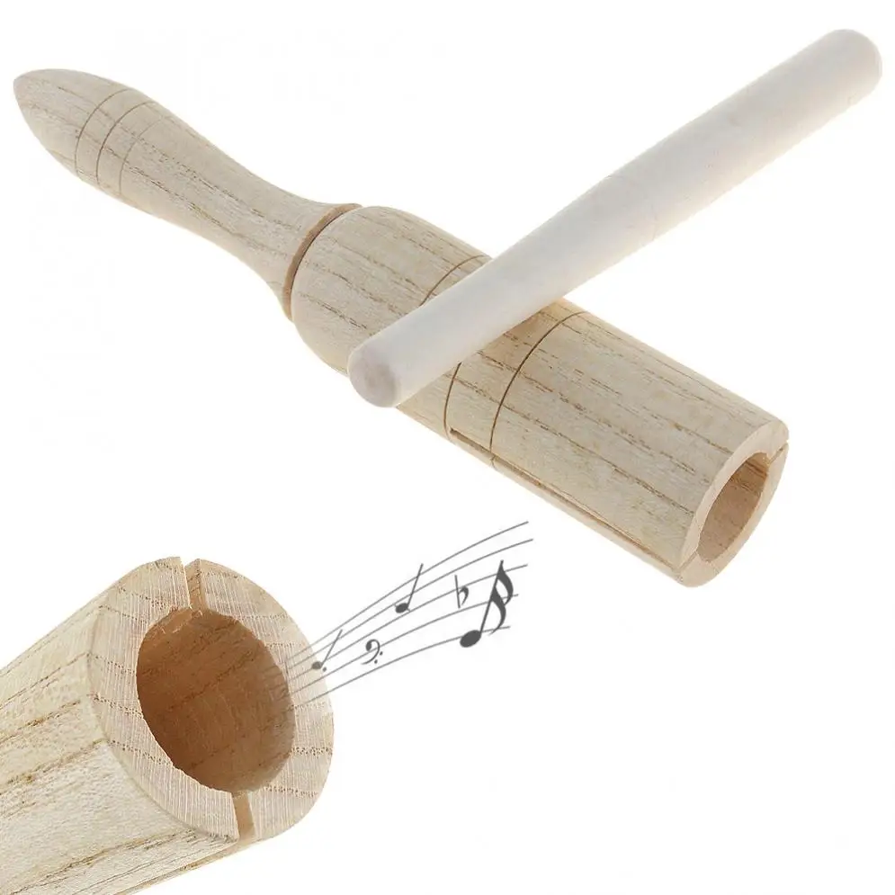 New Sound Tube Wooden Crow Kid Children Gift Wood Sounder Musical Toy Percussion Education Instrument with Stick
New Sound Tube Wooden Crow Kid Children Gift Wood Sounder Musical Toy Percussion Education Instrument with Stick