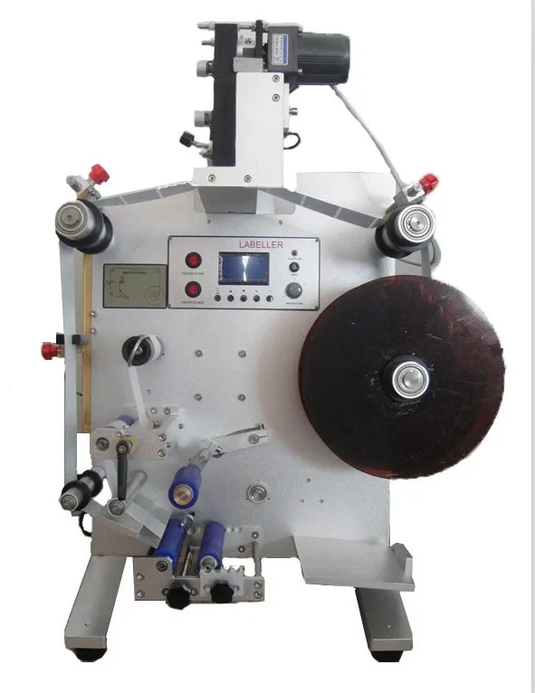 China factory price vertical semi-automatic round bottle labeling machine with date code
China factory price vertical semi-automatic round bottle labeling machine with date code