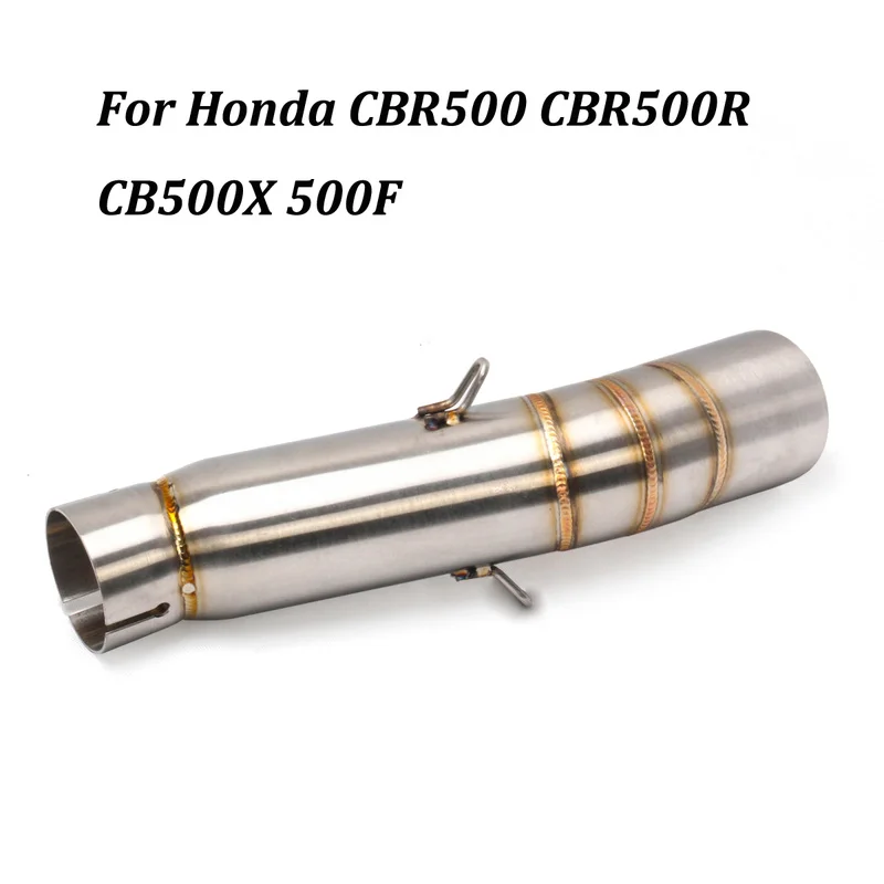 For Honda CBR500 CBR500R CB500X 500F Motorcycle Exhaust Mid Muffler Modified Connection Middle Link Pipe Stainless steel Slip on
For Honda CBR500 CBR500R CB500X 500F Motorcycle Exhaust Mid Muffler Modified Connection Middle Link Pipe Stainless steel Slip on