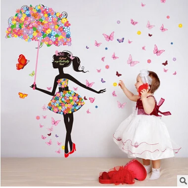 DIY Wallpaper Stickers PVC wall sticker Pink girl butterfly bedroom wall stickers home decor removable background wallpaper
DIY Wallpaper Stickers PVC wall sticker Pink girl butterfly bedroom wall stickers home decor removable background wallpaper