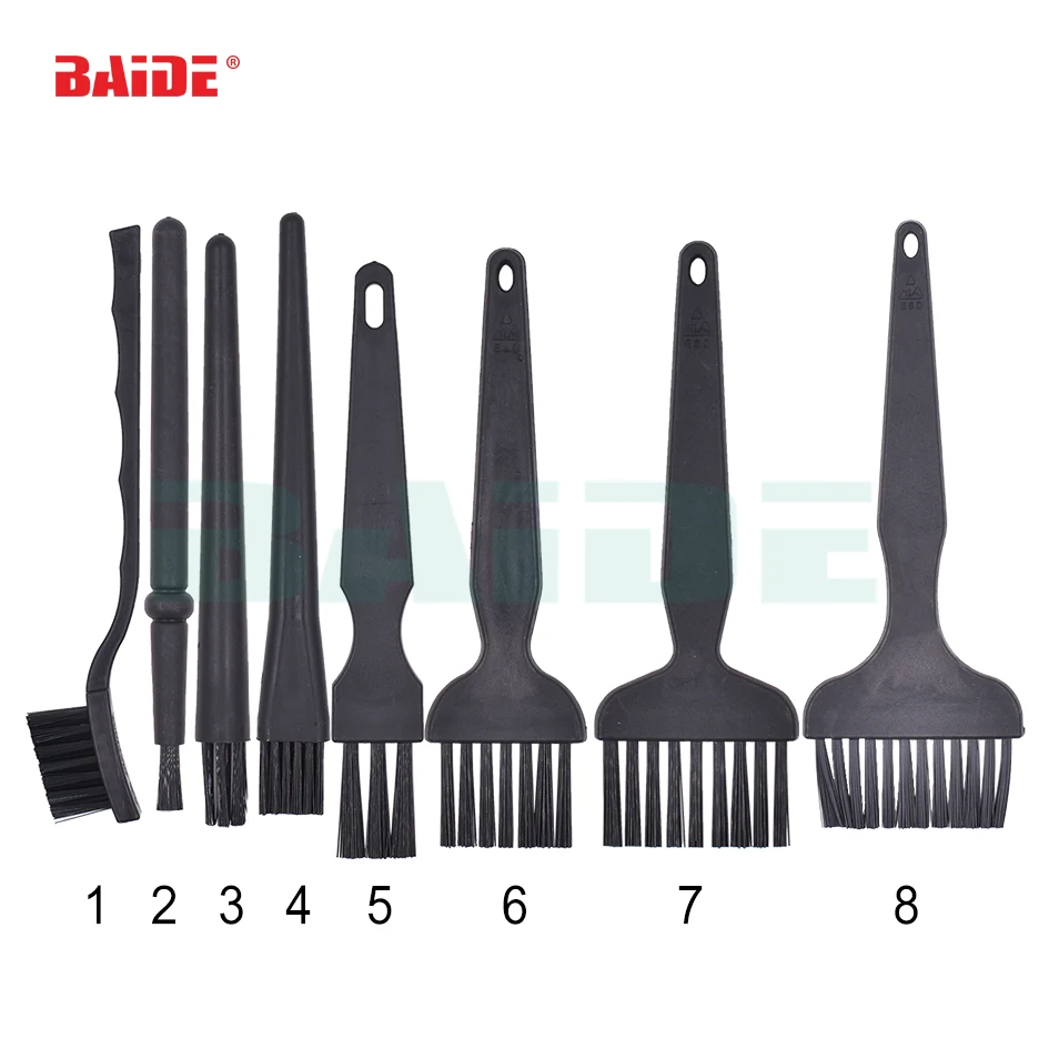 8pcs Anti Static Brush ESD Safe Synthenic Fiber Details Cleaning Tool For Mobile Phone Tablet PCB BGA Repair Work 100sets/lot 
8pcs Anti Static Brush ESD Safe Synthenic Fiber Details Cleaning Tool For Mobile Phone Tablet PCB BGA Repair Work 100sets/lot