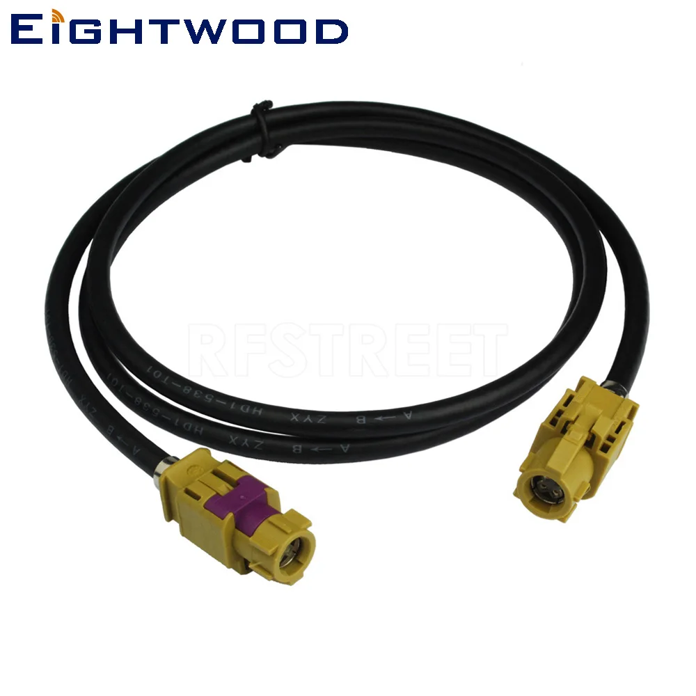 Eightwood FAKRA HSD K Code Jack to Jack Curry LVDS New Vehicle High-speed Transmission 3m Shielded Dacar 535 4-Core Cable
Eightwood FAKRA HSD K Code Jack to Jack Curry LVDS New Vehicle High-speed Transmission 3m Shielded Dacar 535 4-Core Cable