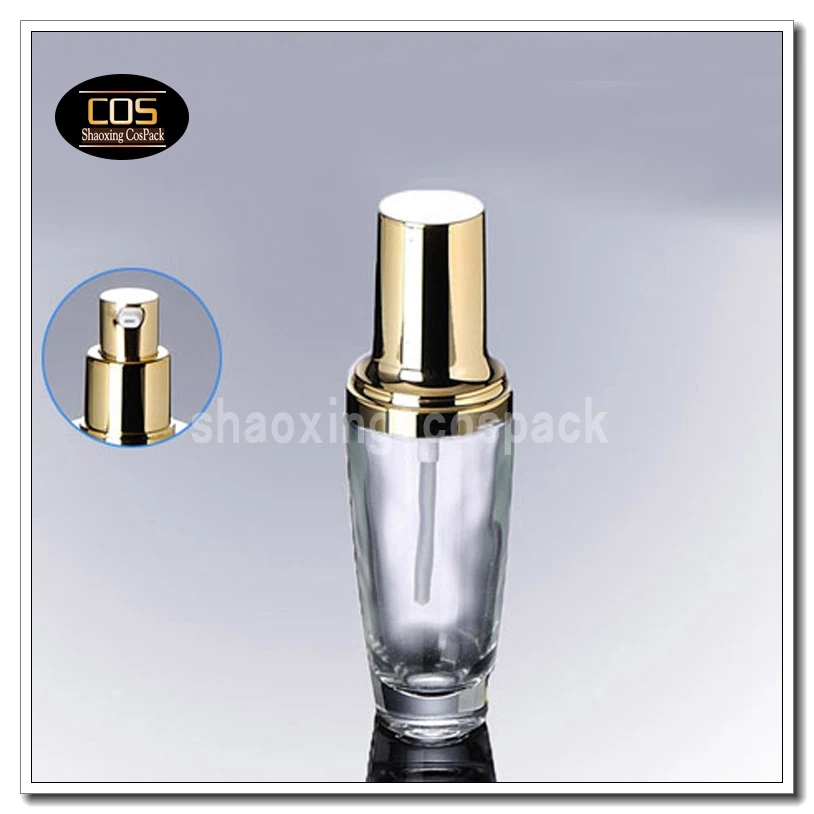 100PCS wholesale 1oz glass serum bottle packaging with dispenser, 30ml empty clear glass pump bottles with gold cap for sale
100PCS wholesale 1oz glass serum bottle packaging with dispenser, 30ml empty clear glass pump bottles with gold cap for sale