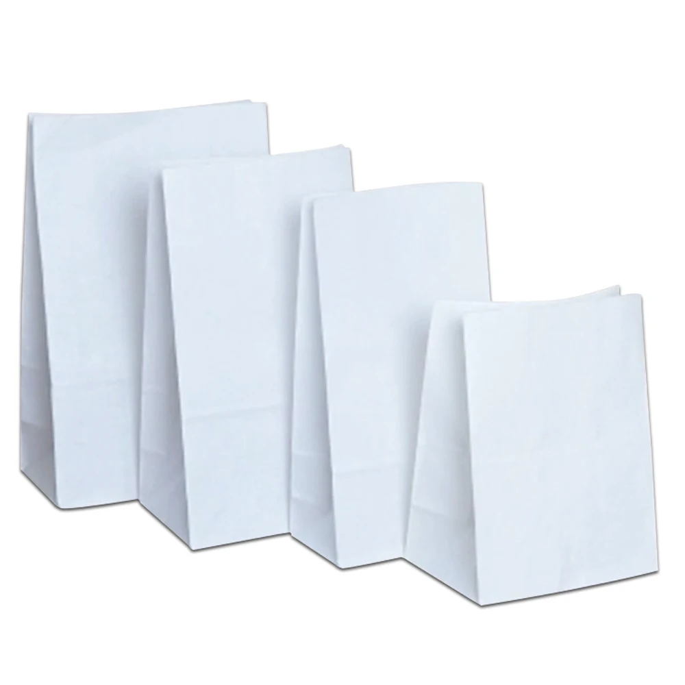 100Pcs/Lot Kraft Paper Top Open Multi Sizes DIY Baking Food Snack Packing Storage Pouch Party Gift Craft White Paper Package Bag
100Pcs/Lot Kraft Paper Top Open Multi Sizes DIY Baking Food Snack Packing Storage Pouch Party Gift Craft White Paper Package Bag