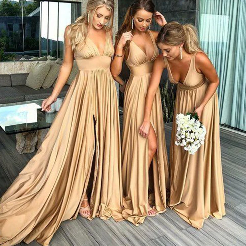 2019 cheap bridesmaid dresses sexy deep v neck side slit floor length chiffon long maid of honor dresses wedding party dress
2019 cheap bridesmaid dresses sexy deep v neck side slit floor length chiffon long maid of honor dresses wedding party dress