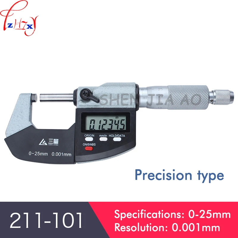 1PC Portable External Diameter Micrometer 0-25mm Spiral Micrometer Measurement Tool Precision 0.001MM Micrometer Measurement
1PC Portable External Diameter Micrometer 0-25mm Spiral Micrometer Measurement Tool Precision 0.001MM Micrometer Measurement
