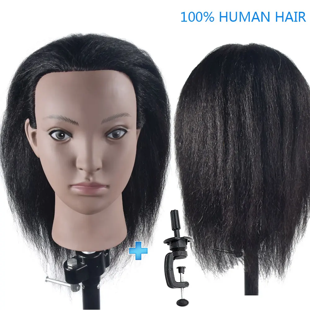 Bolihair Afro 14" Professional Female Training Head with Human Hair Mannequin Head for Hairdressing Cosmetology Salon Tools
Bolihair Afro 14" Professional Female Training Head with Human Hair Mannequin Head for Hairdressing Cosmetology Salon Tools