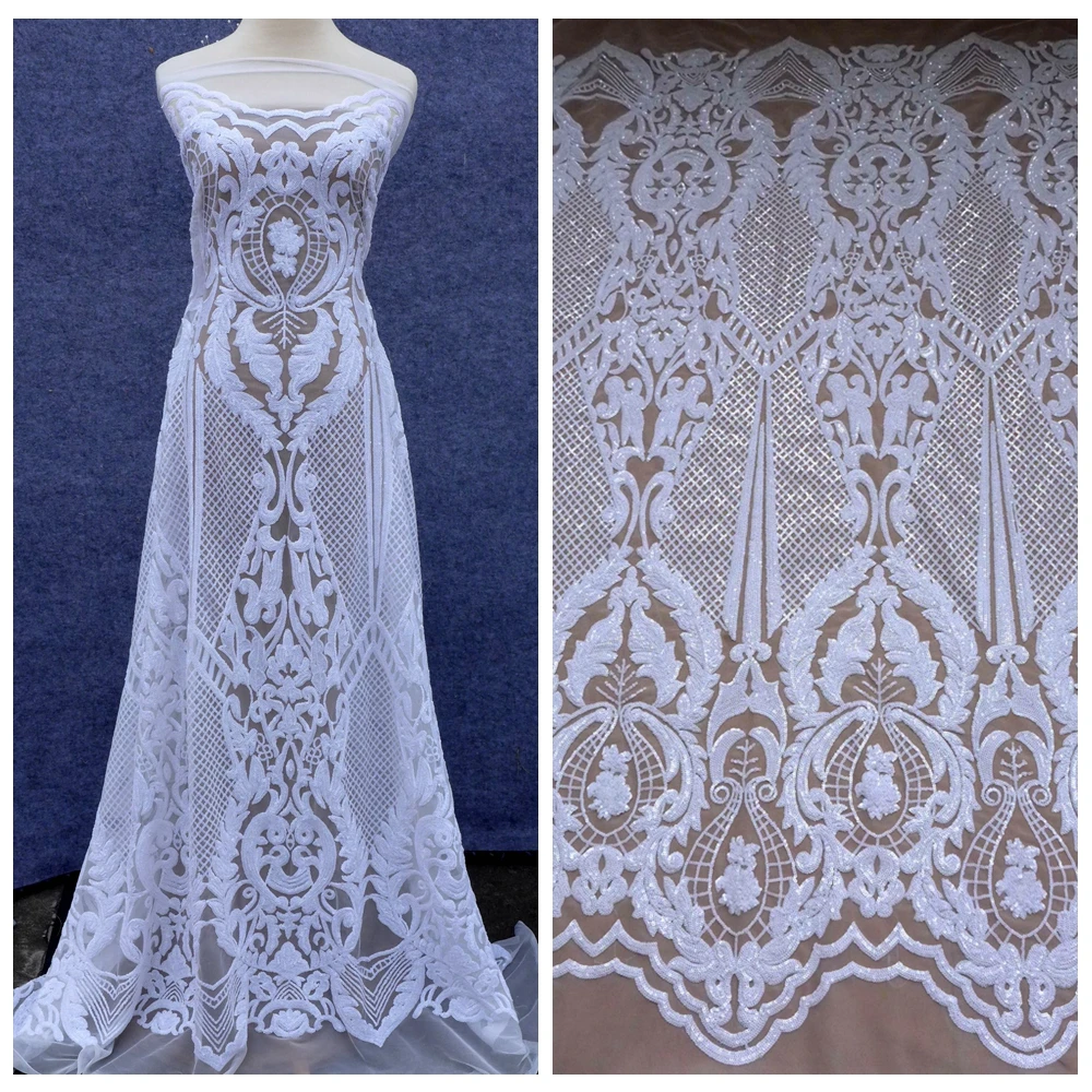 La Belleza 1 ярд белый/черный/серебристый/золотой/двойные блестки на эластичной сетке вечернее/свадебное платье кружевная ткань 51 дюйм с
La Belleza 1 ярд белый/черный/серебристый/золотой/двойные блестки на эластичной сетке вечернее/свадебное платье кружевная ткань 51 дюйм с