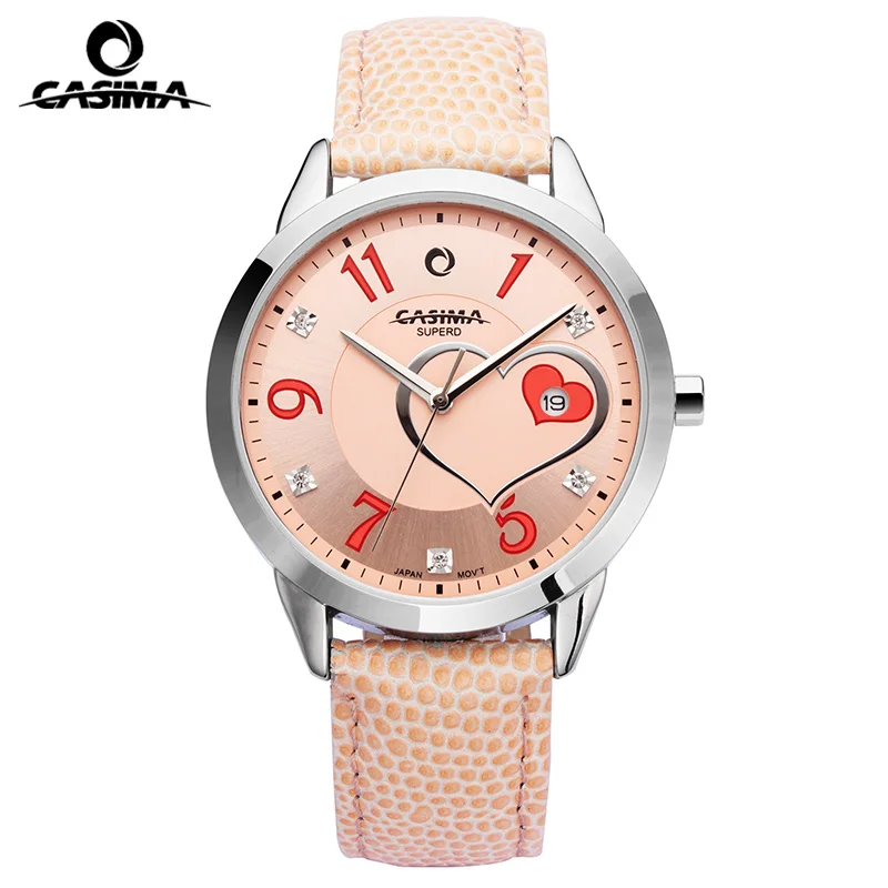 CASIMA Luxury Brand Watches Women Beauty Crystal Table Casual Female Quartz Wrist Watch Leather With Date Waterproof #2601
CASIMA Luxury Brand Watches Women Beauty Crystal Table Casual Female Quartz Wrist Watch Leather With Date Waterproof #2601
