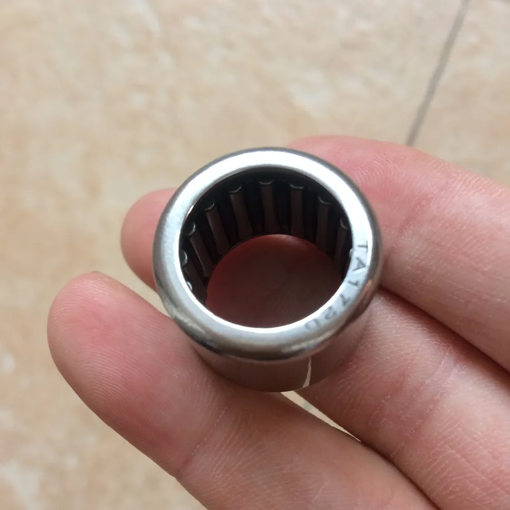 HMK1720 TA1720 Drawn cup caged Needle roller bearings with open end the size of 17*24*20mm
HMK1720 TA1720 Drawn cup caged Needle roller bearings with open end the size of 17*24*20mm