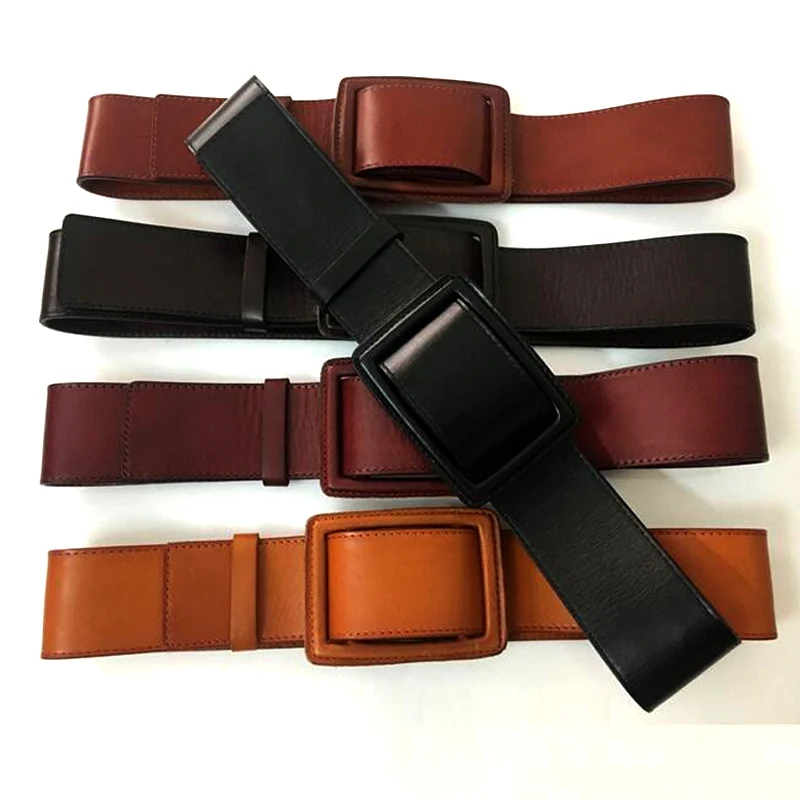 Fashion girdle wide leather belt decoration female wide elastic belts splice metal buckle luxury waistband women brand designer
Fashion girdle wide leather belt decoration female wide elastic belts splice metal buckle luxury waistband women brand designer