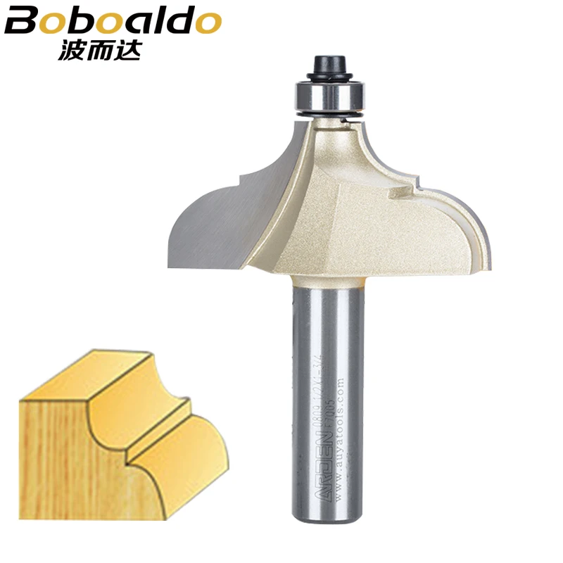 1PCS 2 Flute Classic Ogee Cutter Classical Ogee Cutter With 12.7mm Ball Bearing Arden Router Bit Woodworking tool
1PCS 2 Flute Classic Ogee Cutter Classical Ogee Cutter With 12.7mm Ball Bearing Arden Router Bit Woodworking tool